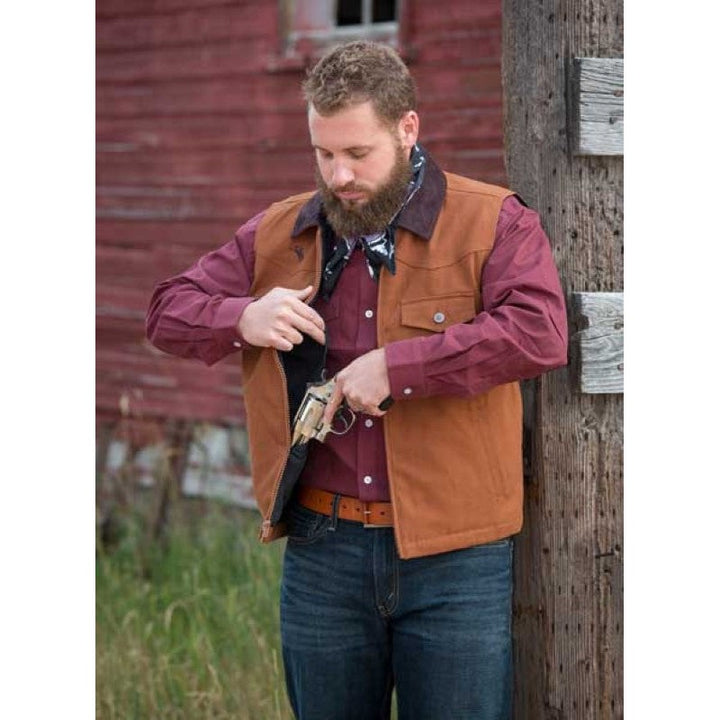 Wyoming Trader Mens Cody Concealed Carry Vest - Irvine Tack &amp; Western Wear