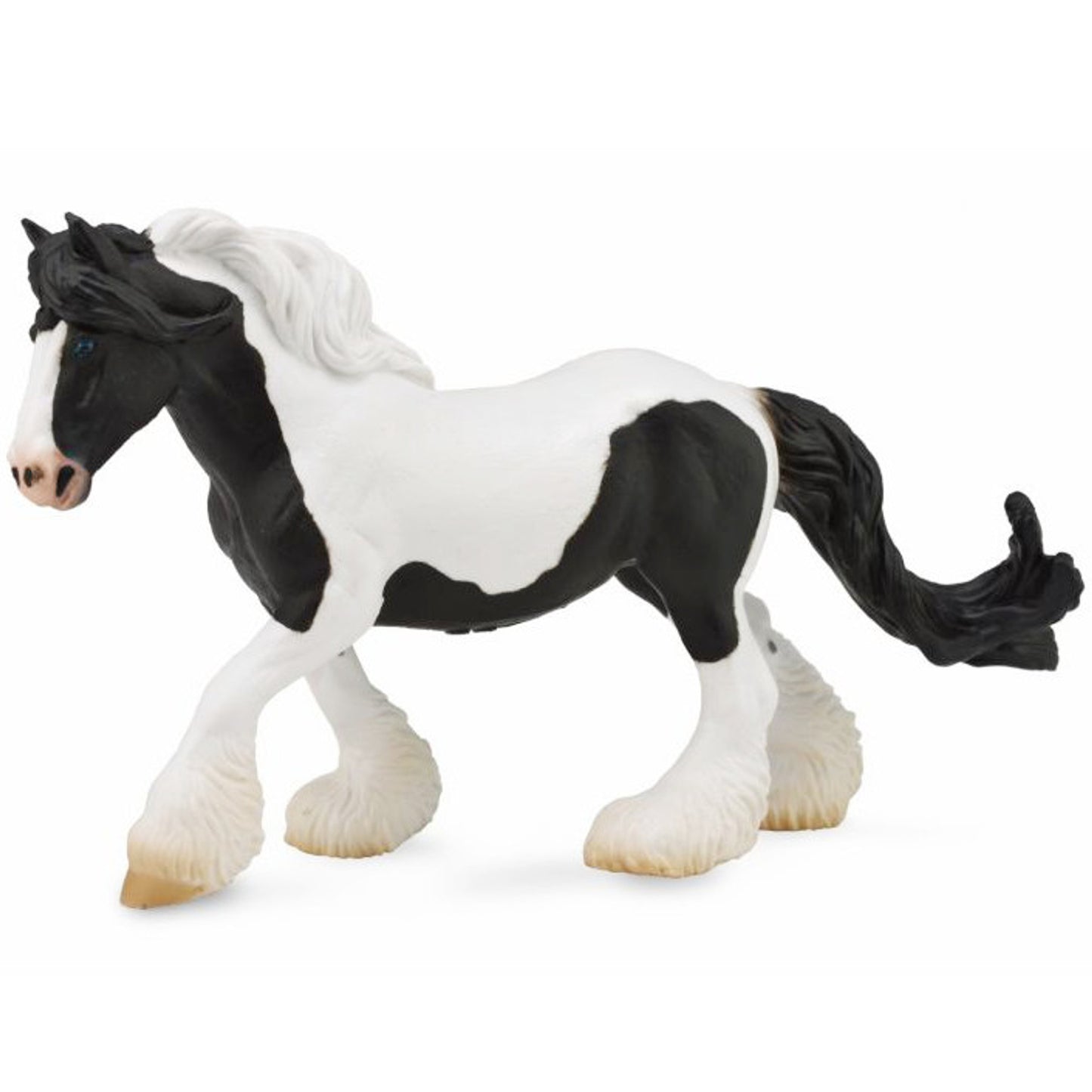 Breyer Kid's Collecta Gypsy Mare Black & White Piebald - Irvine Tack & Western Wear