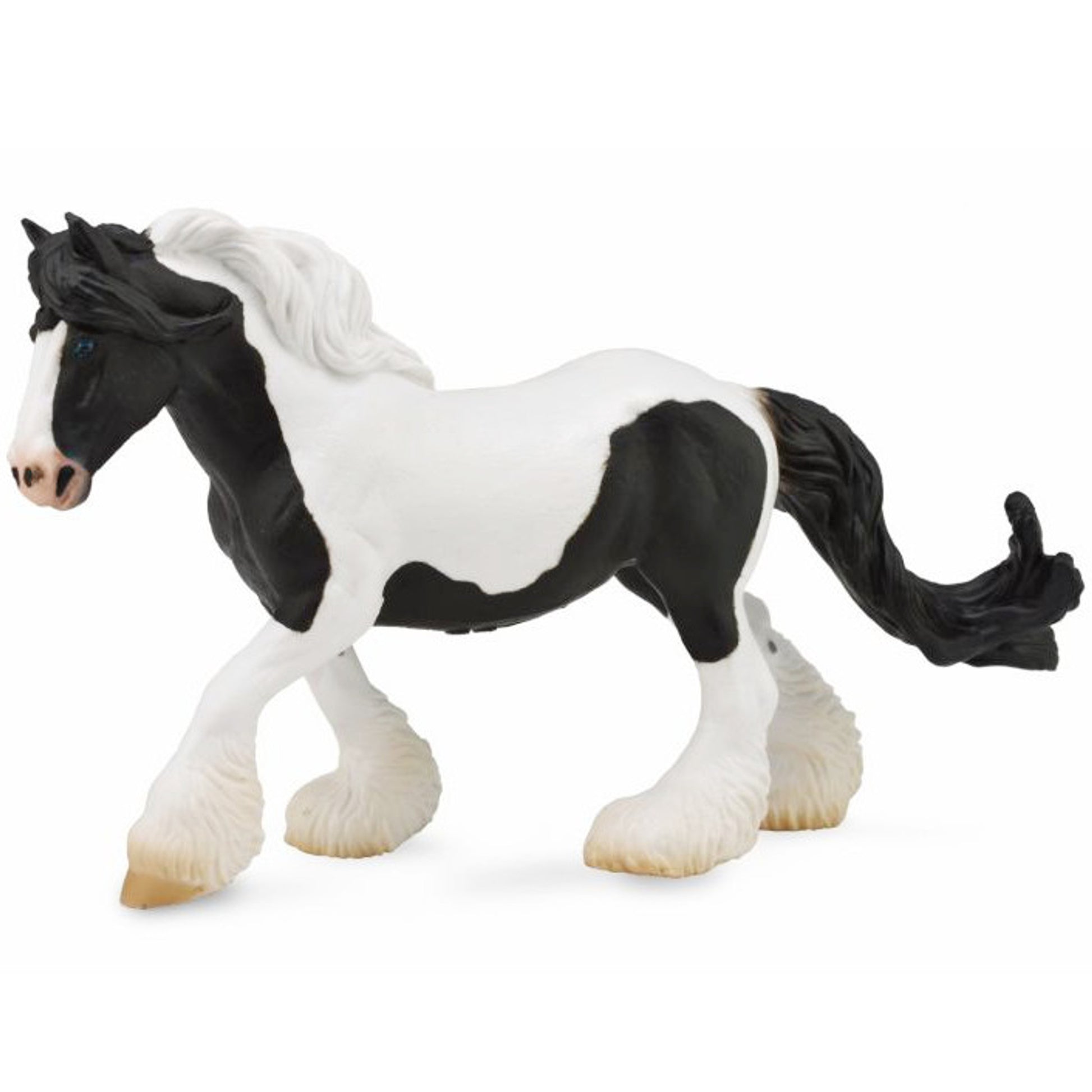 Breyer Kid's Collecta Gypsy Mare Black & White Piebald - Irvine Tack & Western Wear