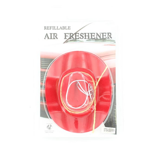 Cowboy Hat Air Freshener - Strawberry