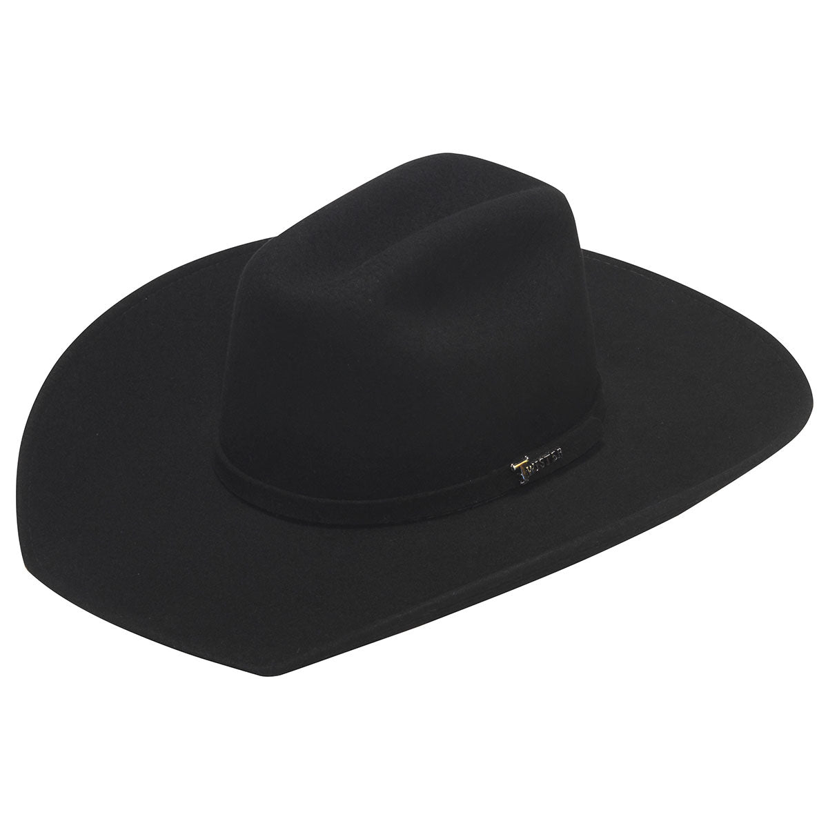 Twister Youth Crushable Western Hat - Black