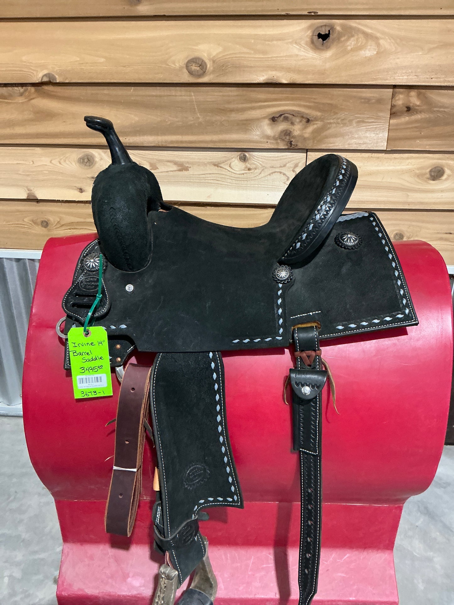 Irvine 14" Barrel Saddle-3673-1