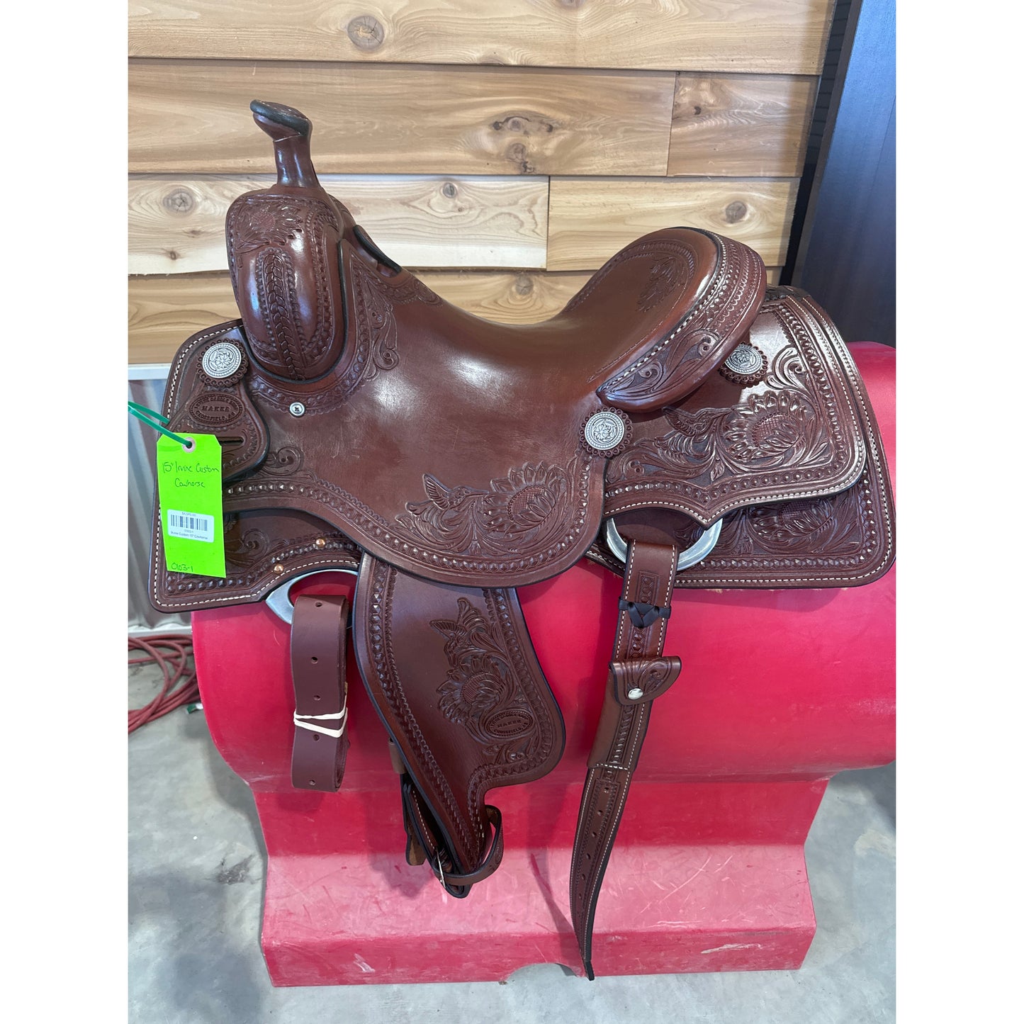 Irvine Custom 15" Cowhorse Saddle