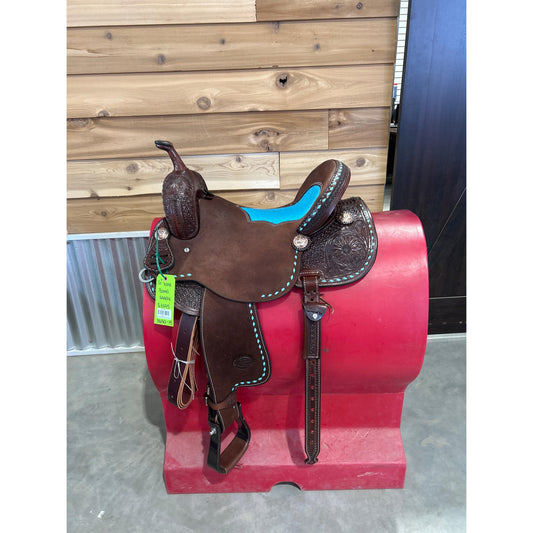 Irvine 16" Barrel Saddle-Chocolate