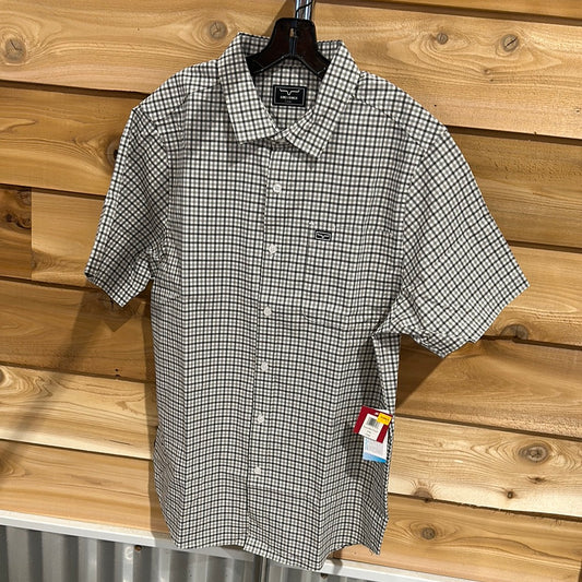 Kimes Men's Tucco Mini Check Dress Shirt -Grey
