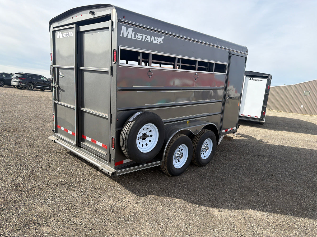2027 Mustang 16' Bumper Pull Trailer Stock Trailer