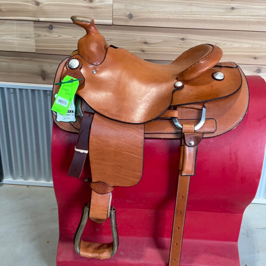 Irvine 16"  Bulldogging  Saddle