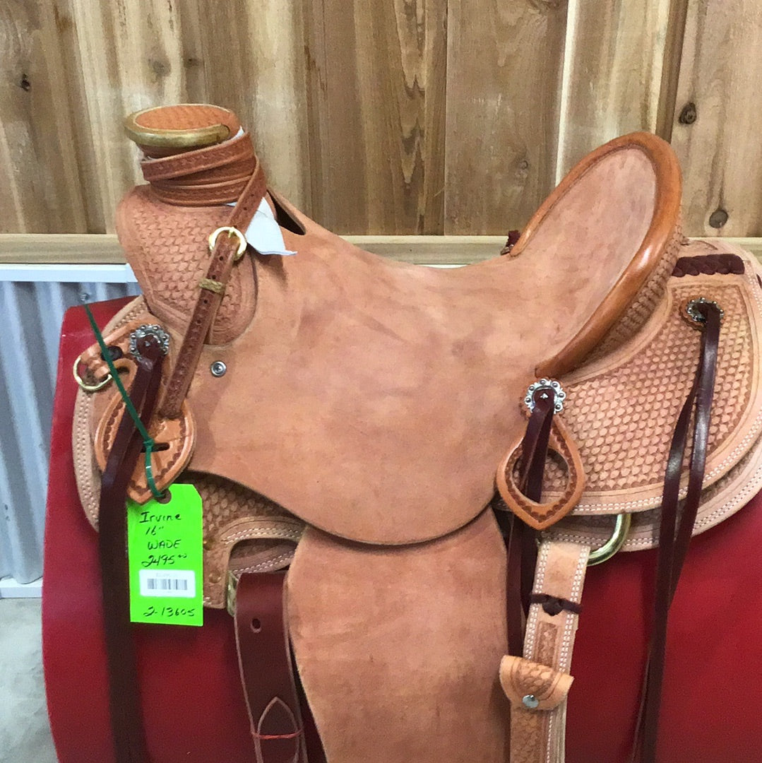Irvine 16"  Rough Out Wade Saddle