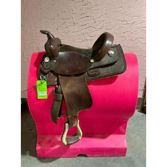 Used 14.5" Western Rawhide Saddle