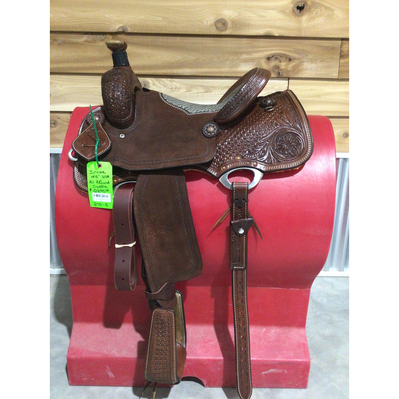 Irvine's 14.5" USA  All Around Saddle