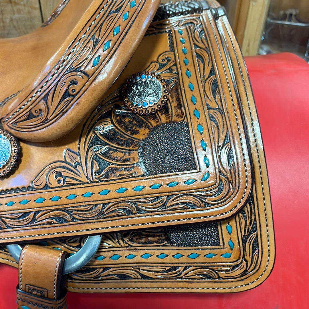 Irvine 15" Custom Reining Saddle