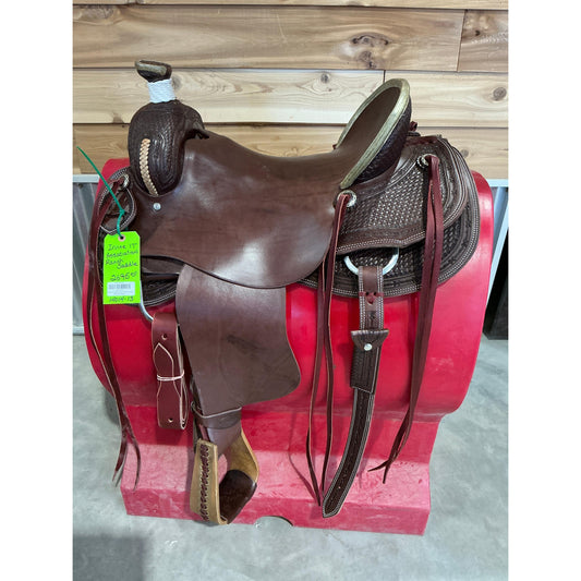 Irvine 17" Association Ranch Saddle-Chocolate