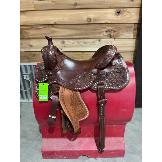 R.Ruelas  Custom 16" Cowhorse Saddle