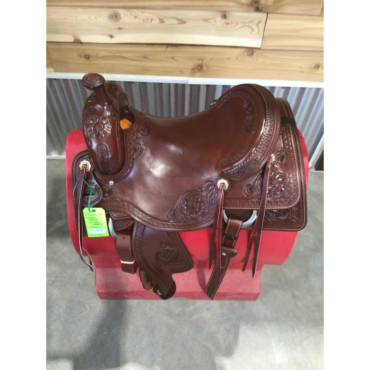 R. Ruelas 17" Custom Ranch Cutting Saddle