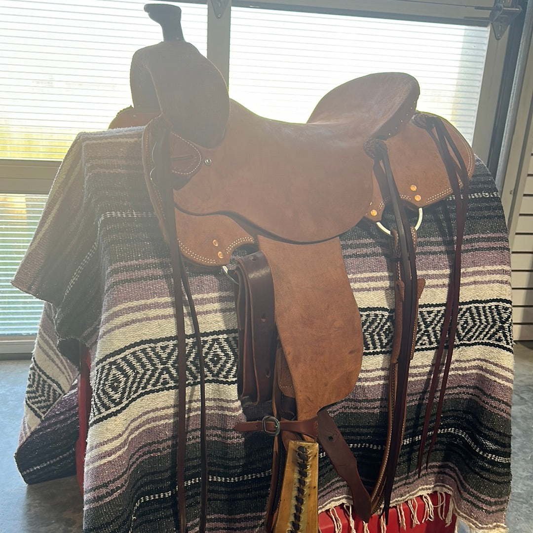 Irvine 16" Roughout Stripped Down Saddle