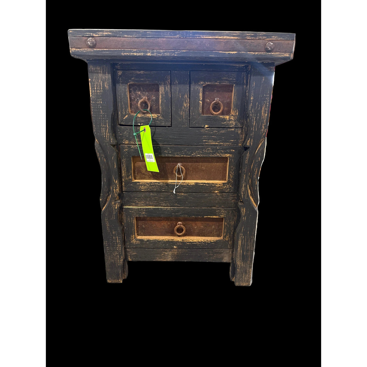 Black Wood Night Stand - Irvine Tack & Western Wear
