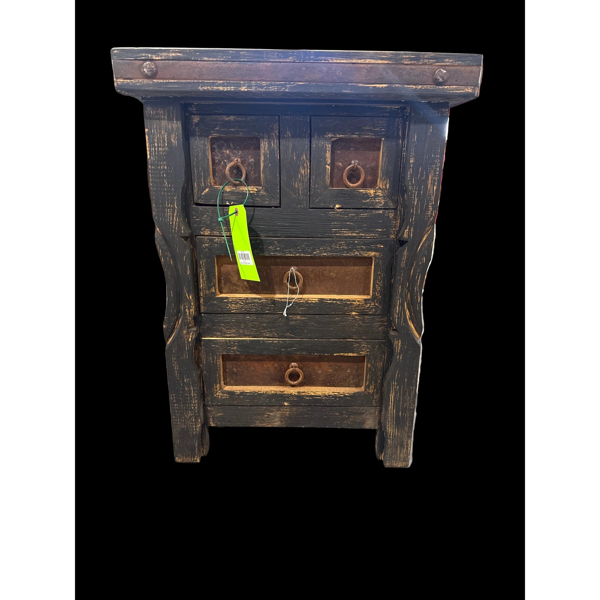 Black Wood Night Stand - Irvine Tack & Western Wear