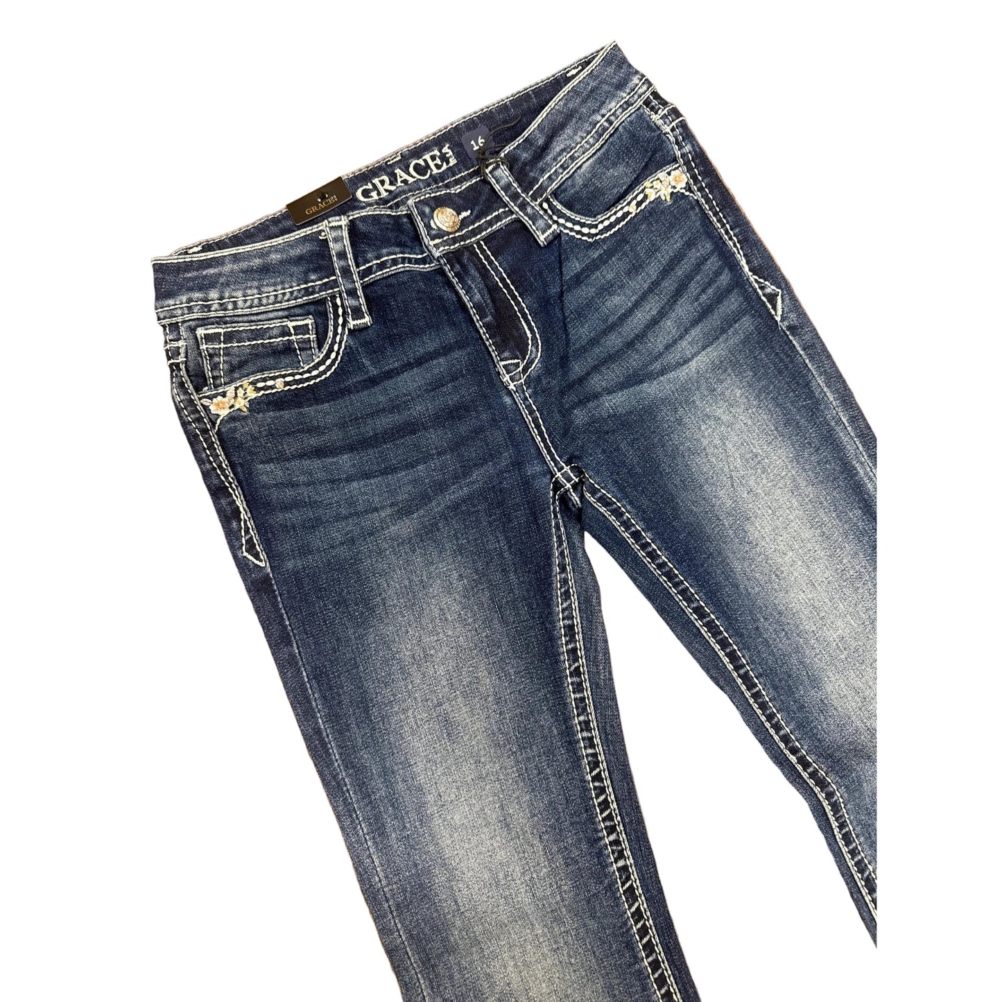 Grace in LA Girls Butterfly Jeans
