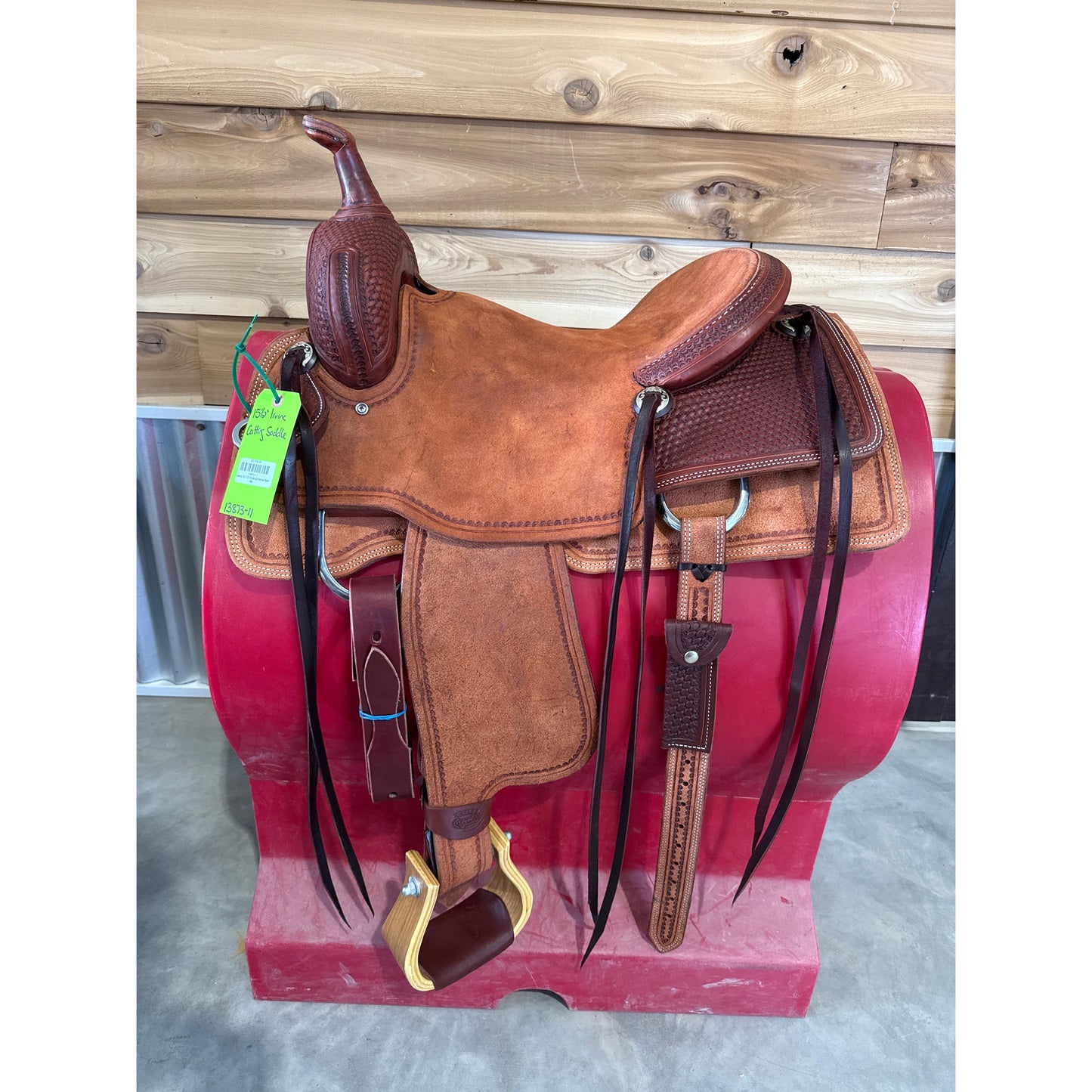 Irvine's 15 1/2" Cutting Horse Saddle