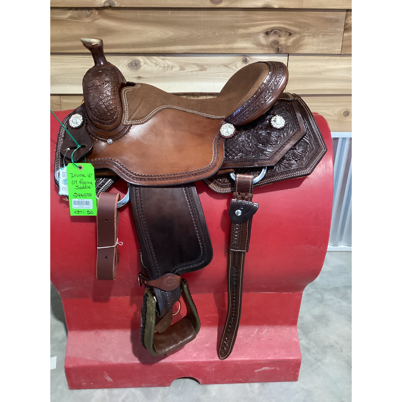 Irvine 16" OY Roping Saddle