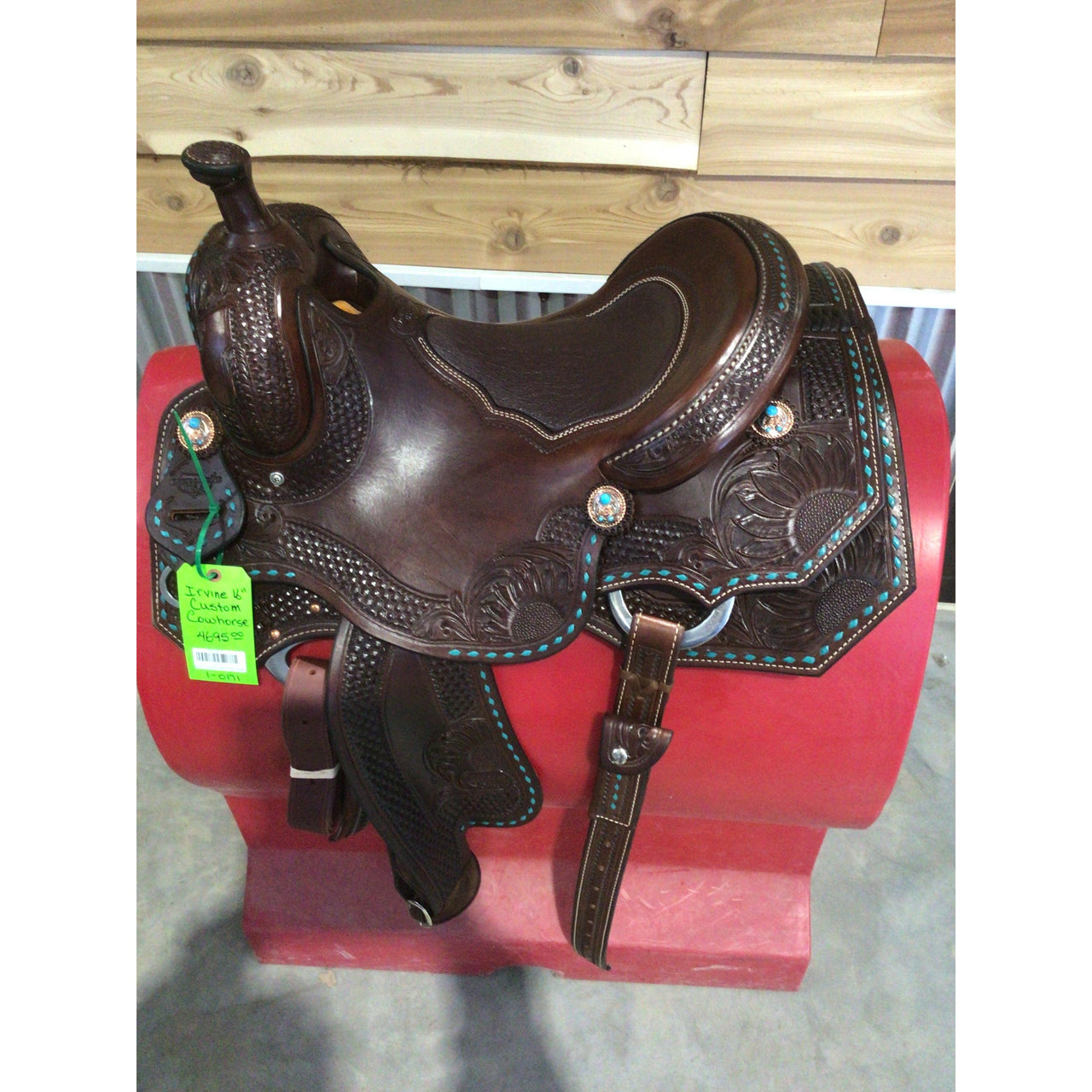 Irvine 16" Custom Cowhorse Saddle