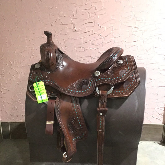 Irvine USA 16" Custom Cowhorse Saddle