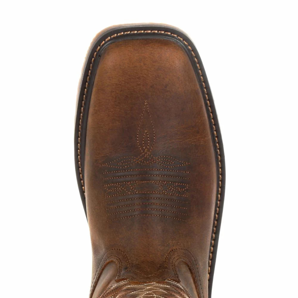 Durango Men's Workhorse Western 11 Inch Work Boot - Prairie Brown