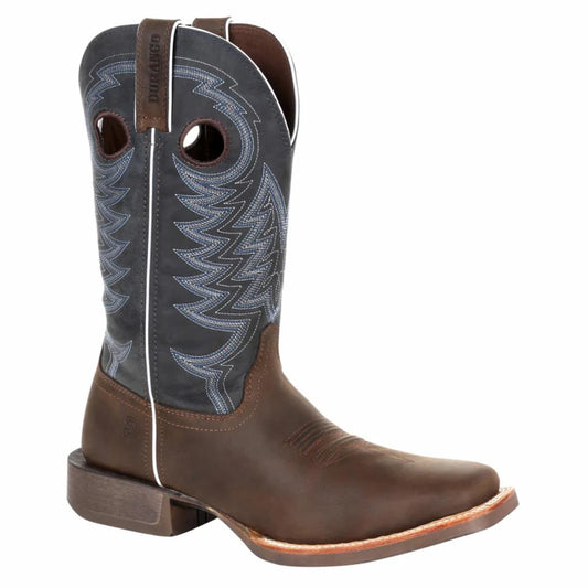 Durango Men's Rebel Pro 12" Western Boot - Belgian Brown Denim Blue
