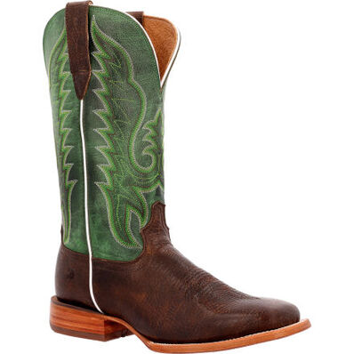 Durango Men's 13" Western Boot Hickory and Shamrock Green