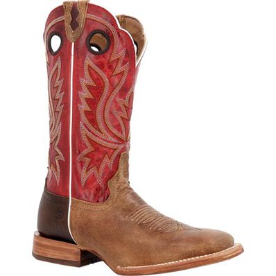 Durango Men's PRCA Collection Bison Western Boots - Sand Tobacco/Cayenne