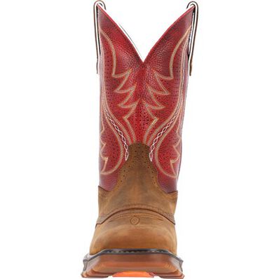 Durango Men's Maverick XP 11" Ventilated w/Insulkul Work Boots - Briar Brown/Crimson Red