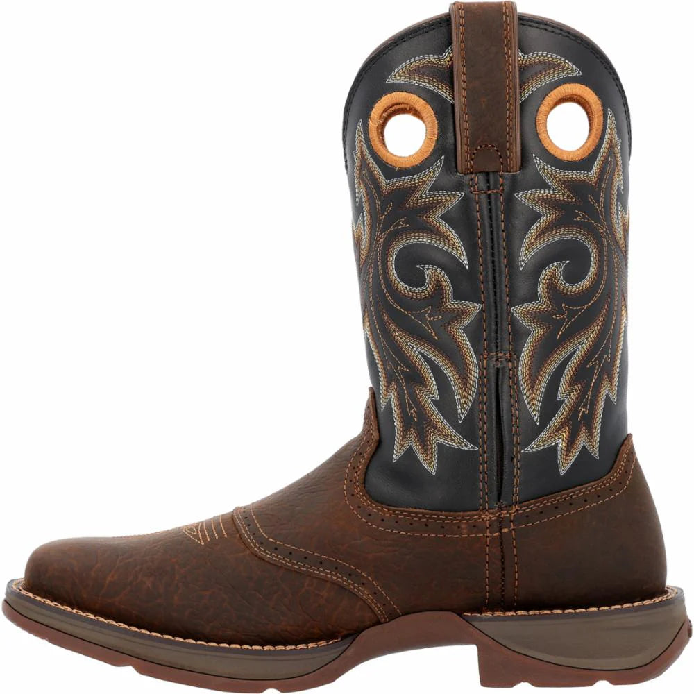 Durango Rebel Men's 11" Western Boot- Tabacco Leaf/Black