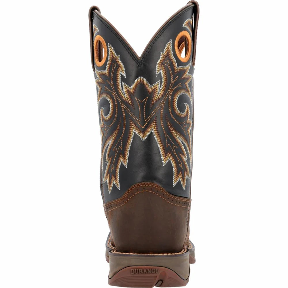 Durango Rebel Men's 11" Western Boot- Tabacco Leaf/Black