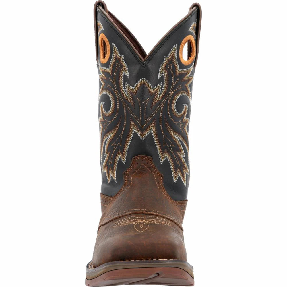 Durango Rebel Men's 11" Western Boot- Tabacco Leaf/Black