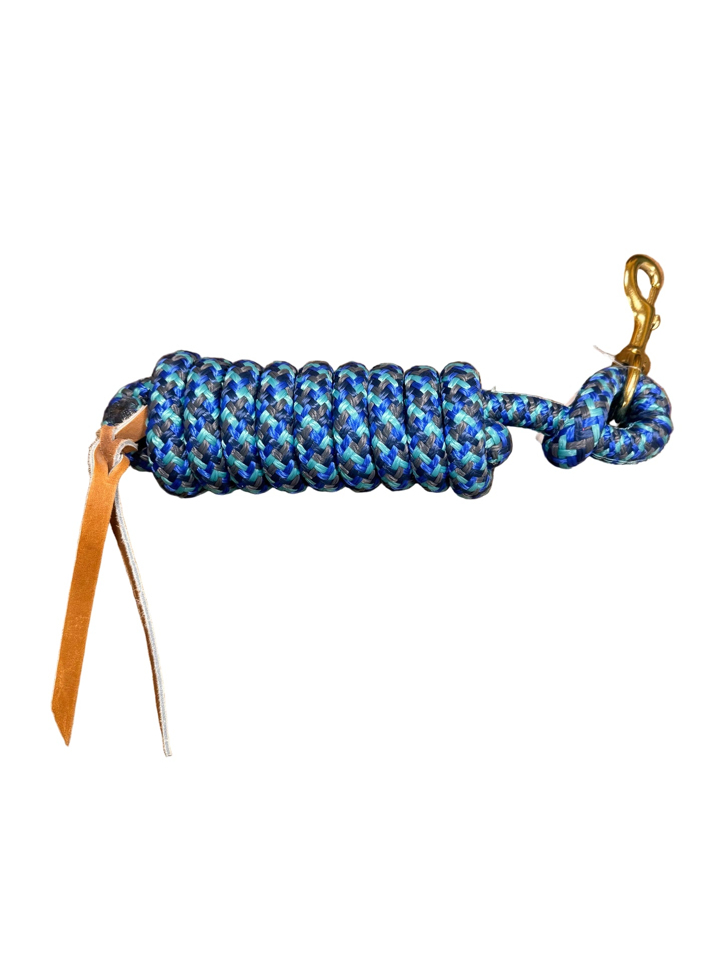 Irvine Cow Lead 9 ft 5/8" Lead w/Brass Plated Bolt Snap (Mixed Colours)
