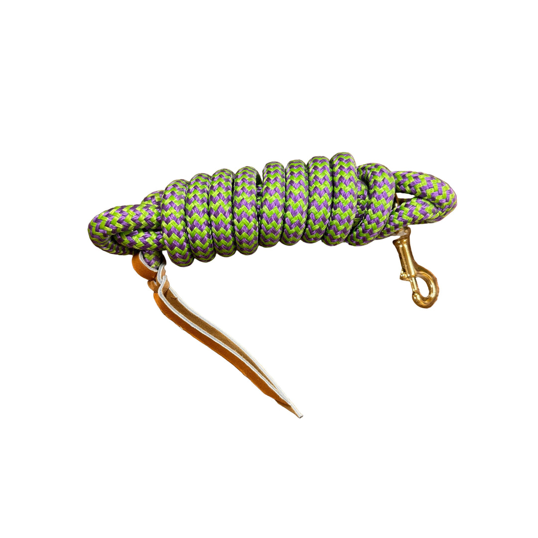 Irvine Cow Lead 9 ft 5/8" Lead w/Brass Plated Bolt Snap (Mixed Colours)