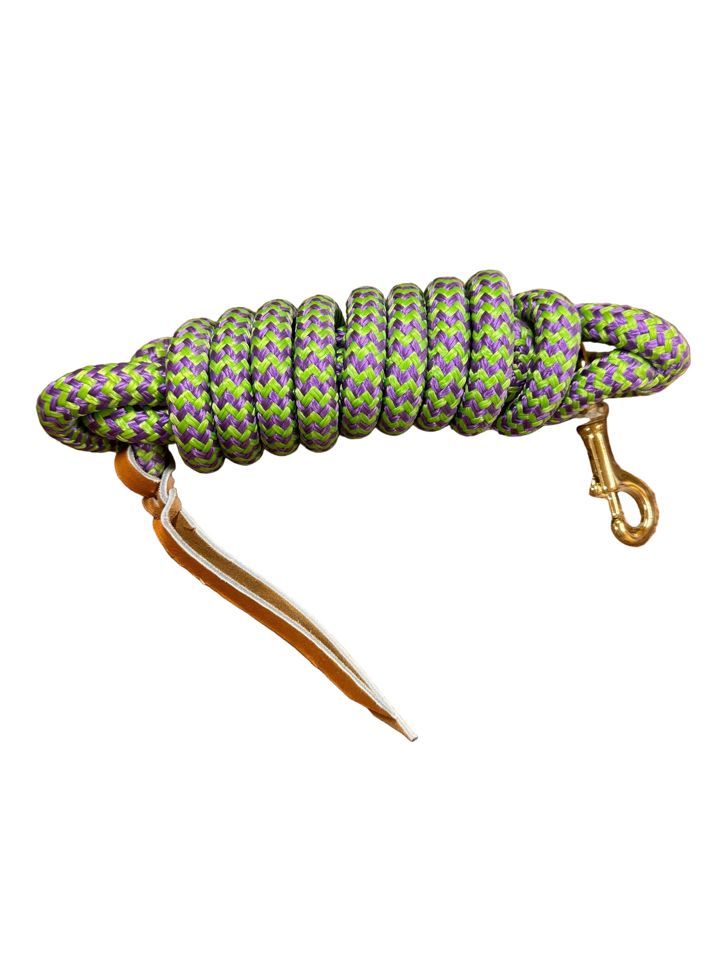 Irvine Cow Lead 9 ft 5/8" Lead w/Brass Plated Bolt Snap (Mixed Colours)
