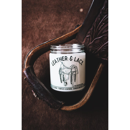 9oz Leather & Lace Candle