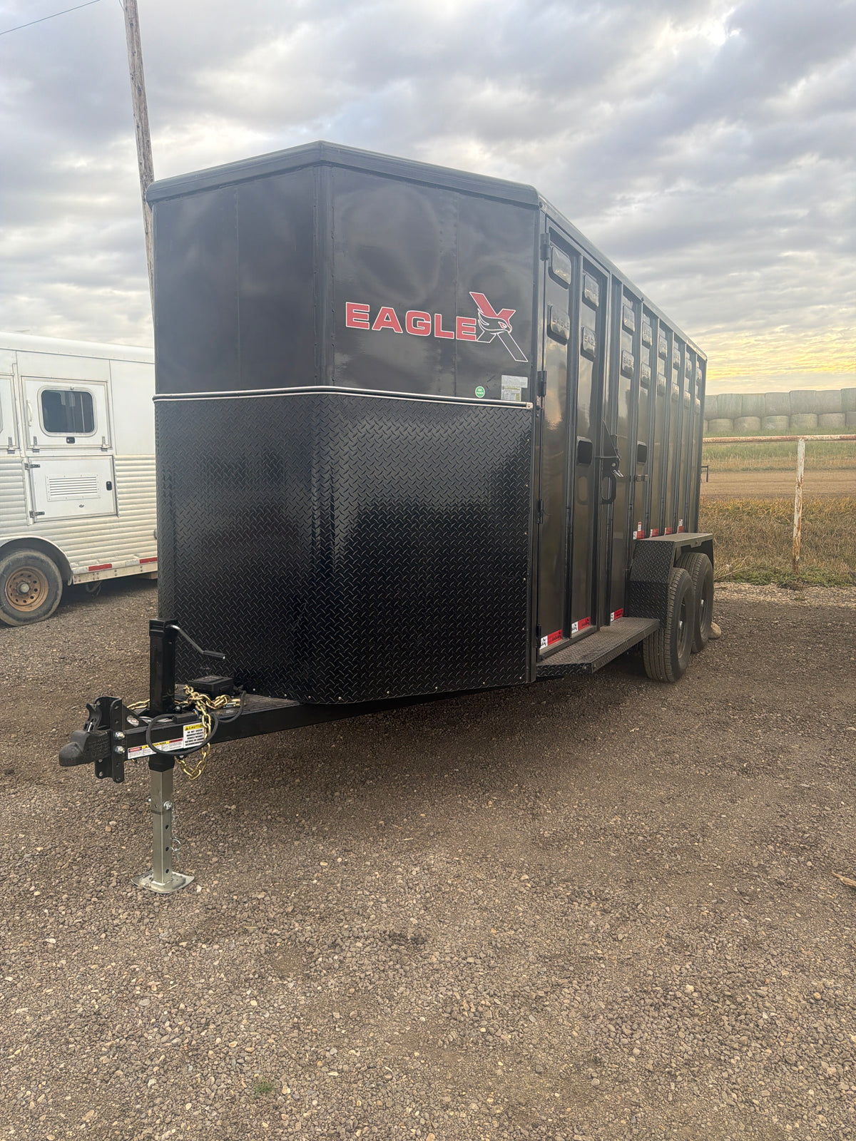 2027 Eagle X 16' x 6'8" Steel Livestock Bumper Pull Trailer
