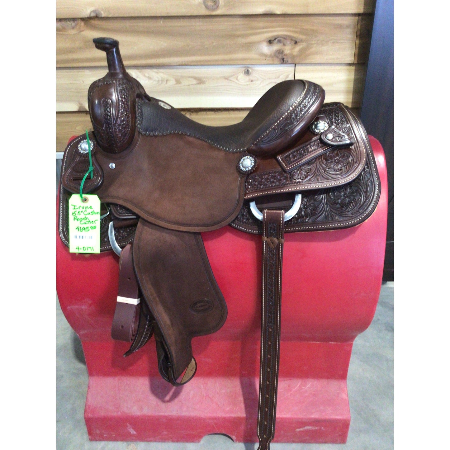 Irvine Custom 15.5" Ranch Cutting Saddle
