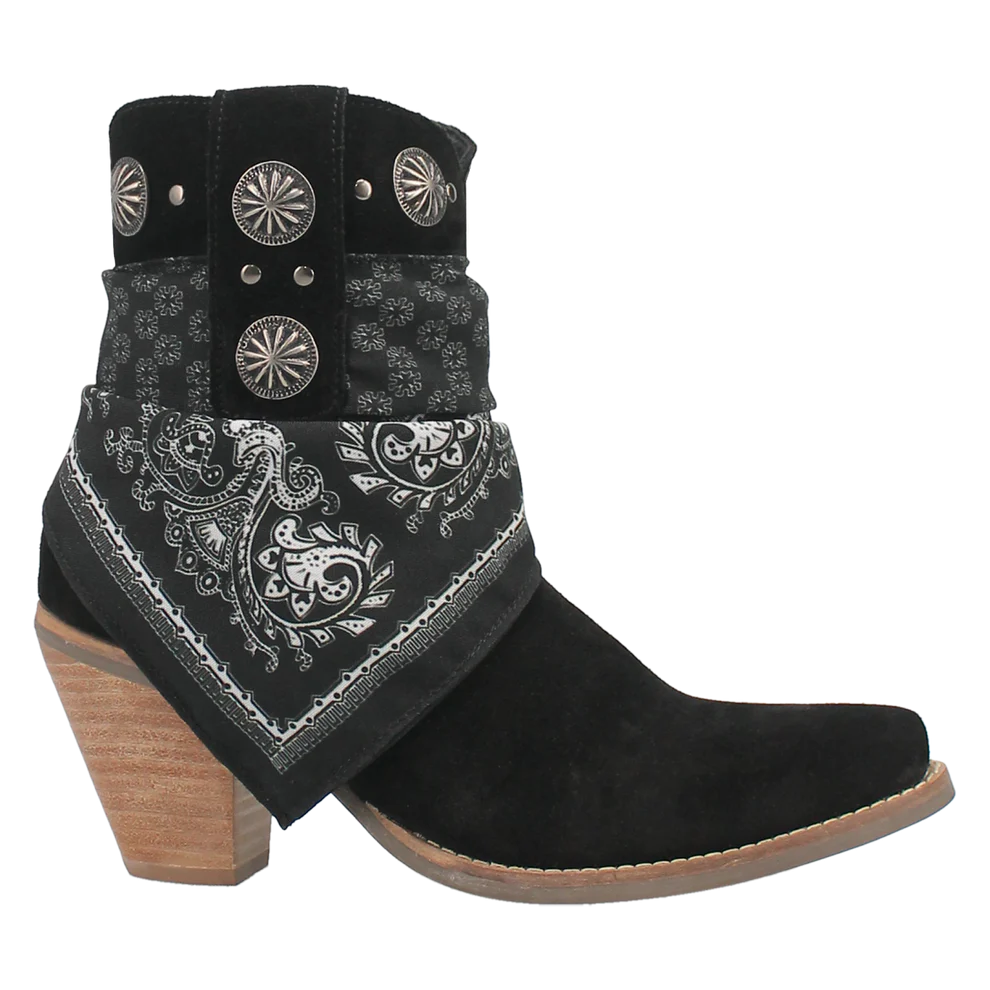 Dingo Women's Bandida Leather Boots - Black