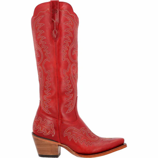 Durango Women's Crush 16" Western Fashion Boot - Crimson Red