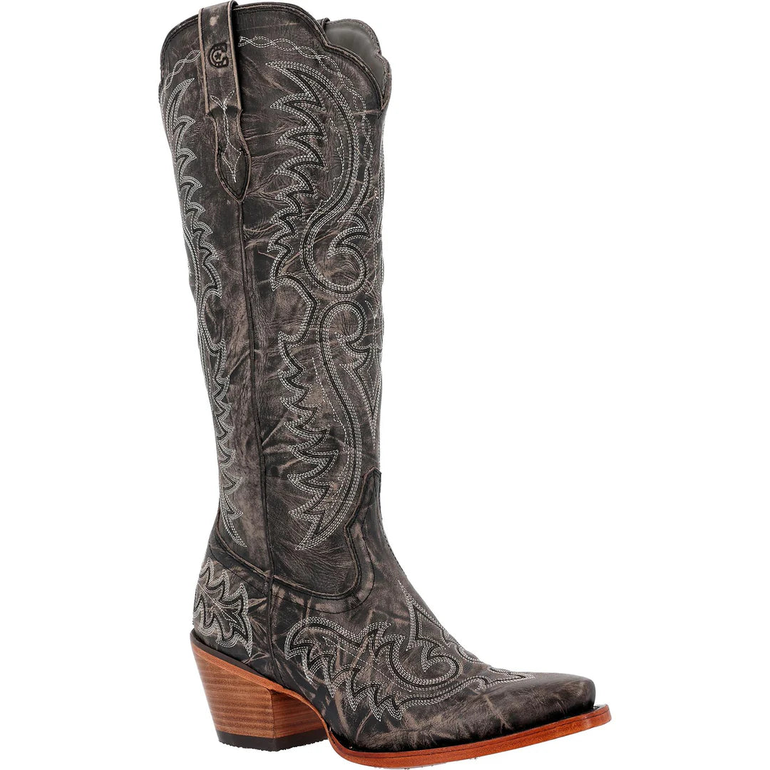 Durango Crush Women's 16" Western Fashion Boot - Distressed Graphite - Irvine Tack & Western Wear