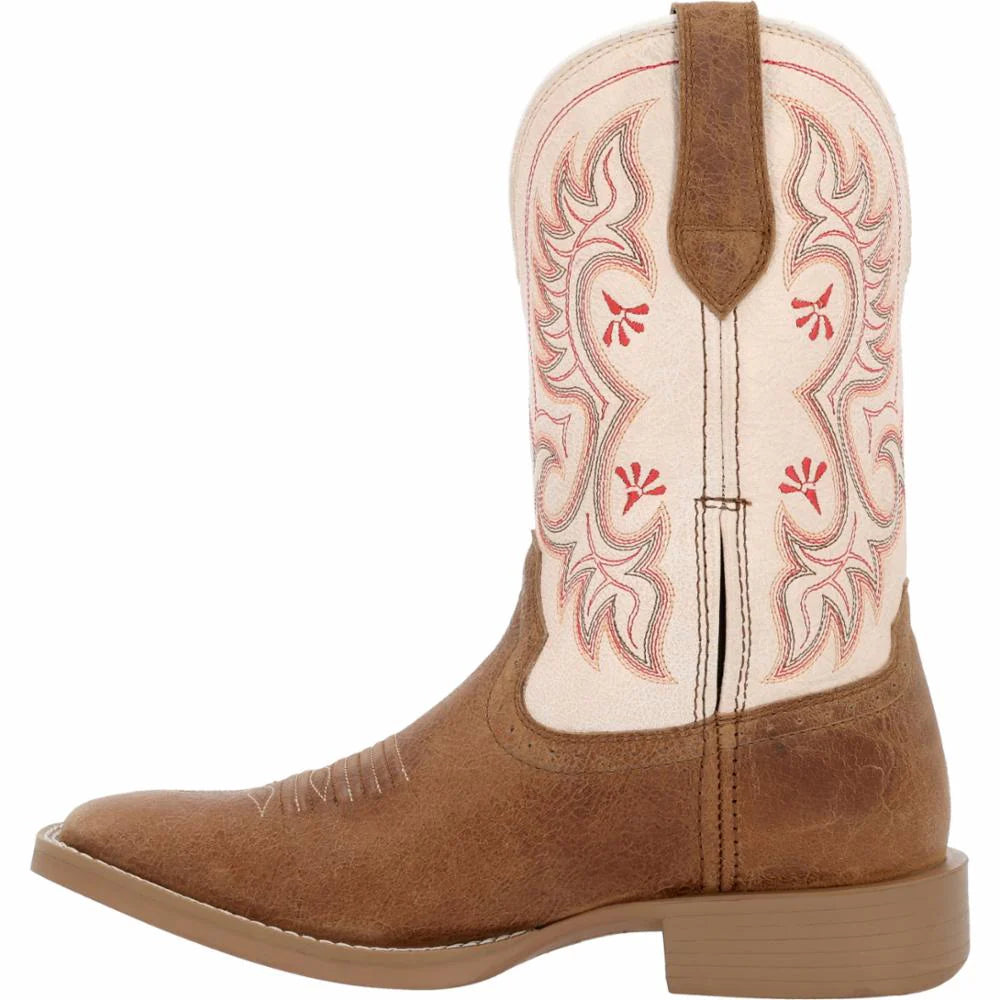 Durango Women's Shyloh 10" Western Boot-Honet Tan/Metallic Peach