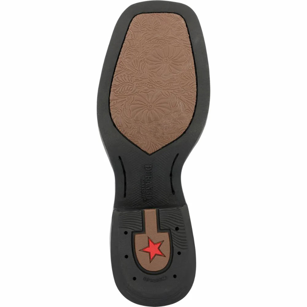 Durango Women's Shyloh 10" Western Boot - Black Onyx/Blue Blaze