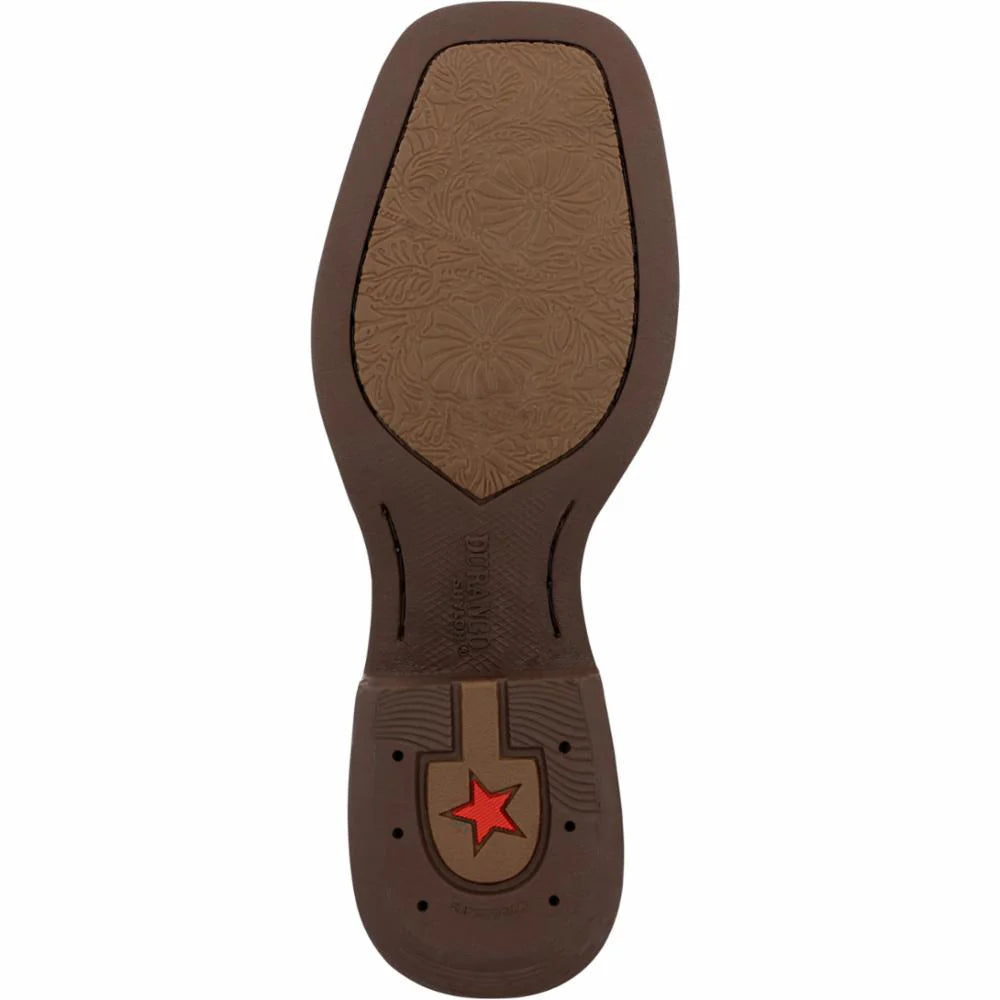 Durango Women's Shyloh 10" Western Boot - Rusty Brown/Dusty Rose