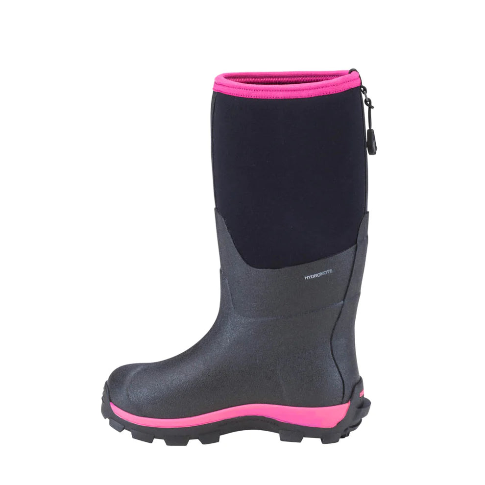 Dryshod Kid's Arctic Storm Boots - Black/Pink