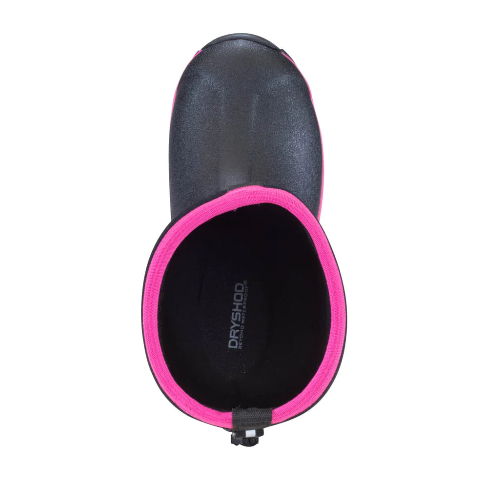 Dryshod Kid's Arctic Storm Boots - Black/Pink