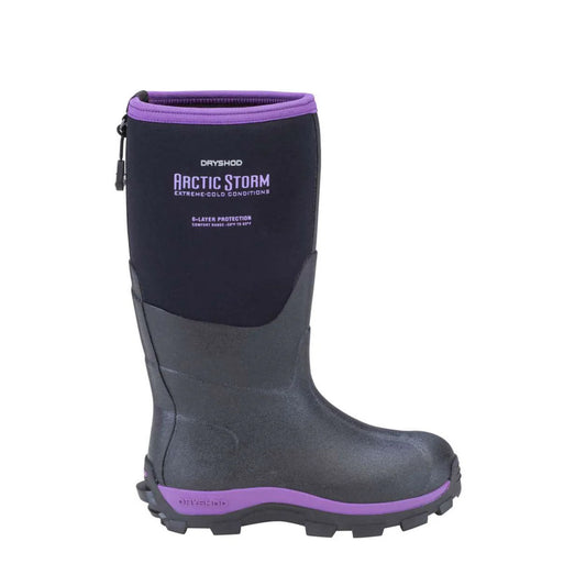 Dryshod Kids Arctic Storm Boots - Black/Purple
