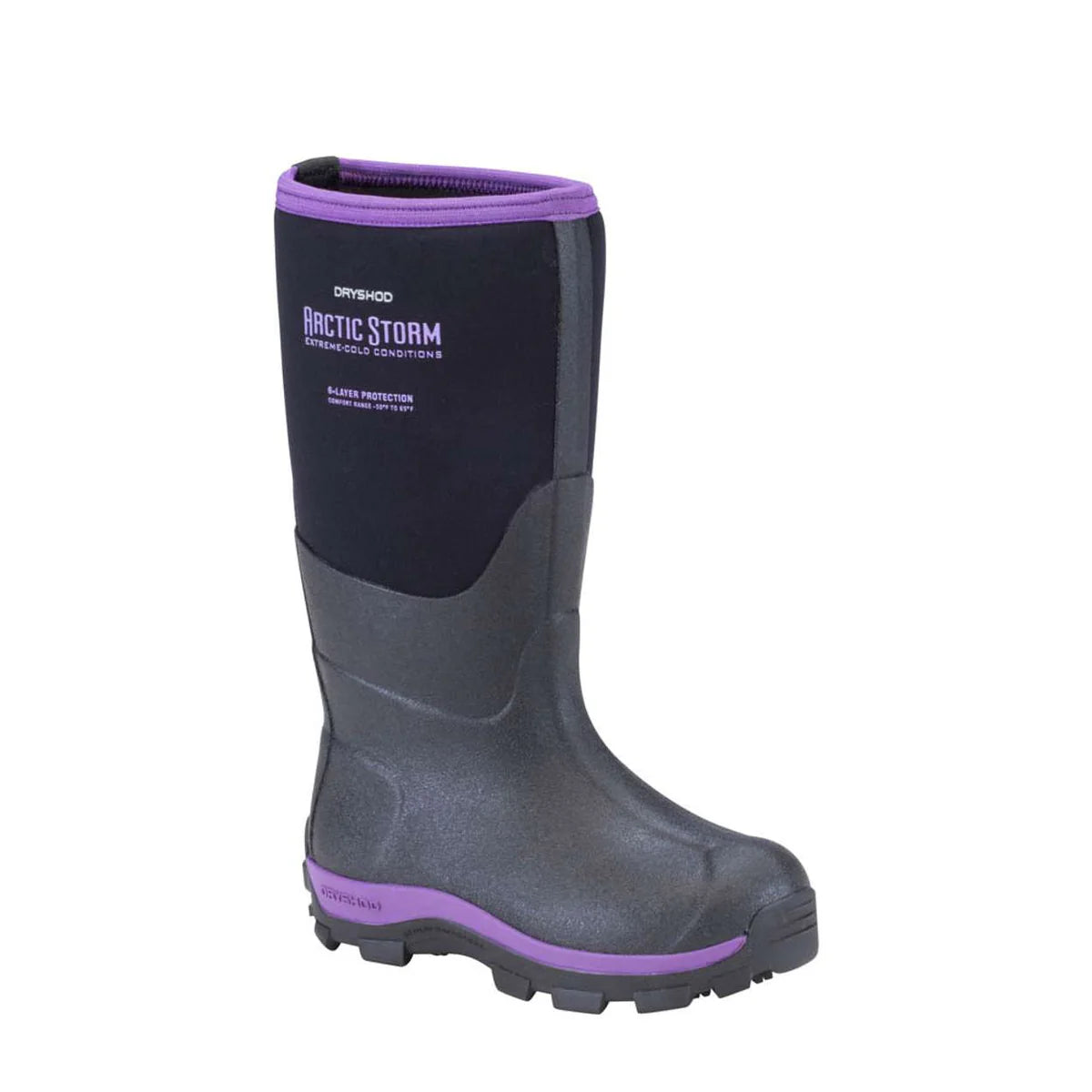 Dryshod Kids Arctic Storm Boots - Black/Purple